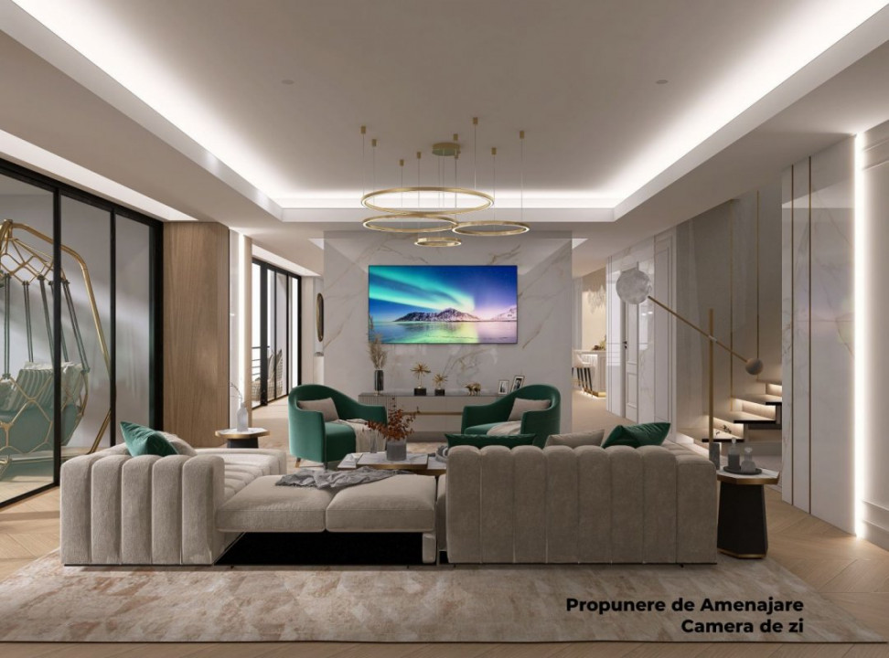 Privind in zare peste Padure deasupra tuturor - Penthouse unic cu terasa 191 mp!