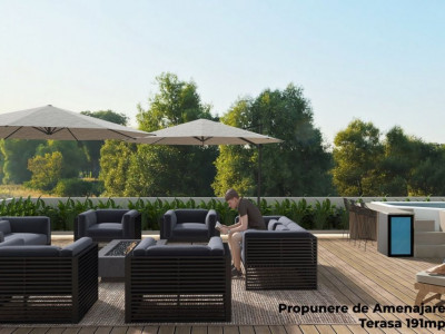 Privind in zare peste Padure deasupra tuturor - Penthouse unic cu terasa 191 mp!