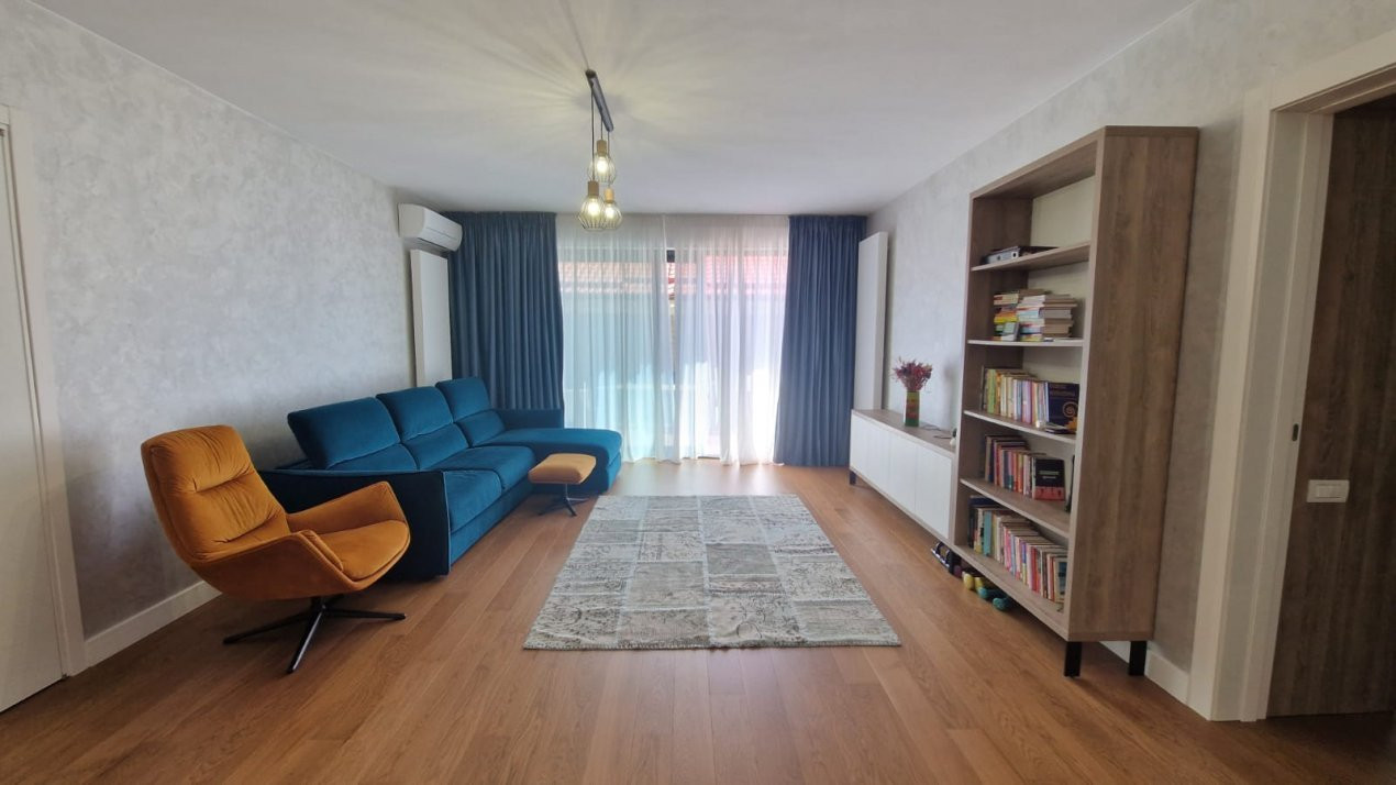 Apartament 4 cam. cu gradina proprie supeba, bloc Boutique, padure-Jandarmeriei