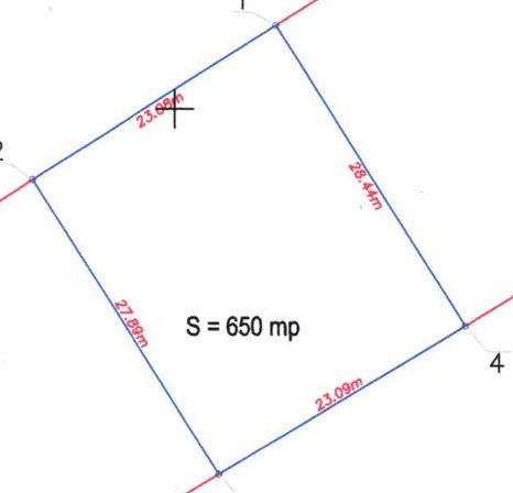 Teren intravilan de 650 mp de vânzare - cartierul Arhitecților