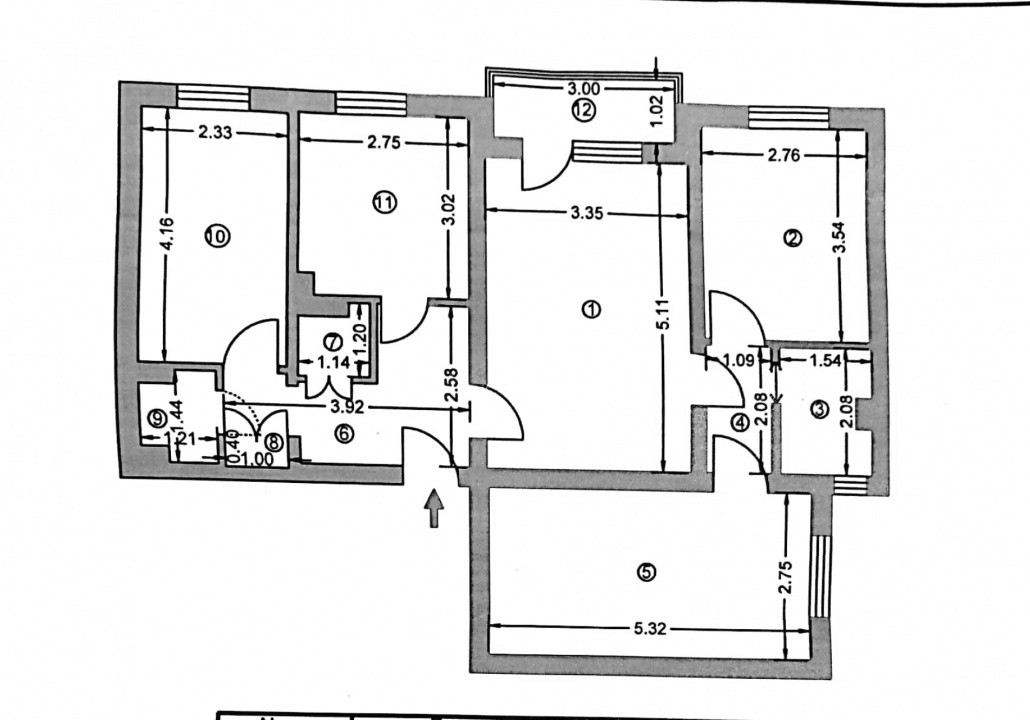 Apartament 4 camere Trivale | decomandat | etajul 2