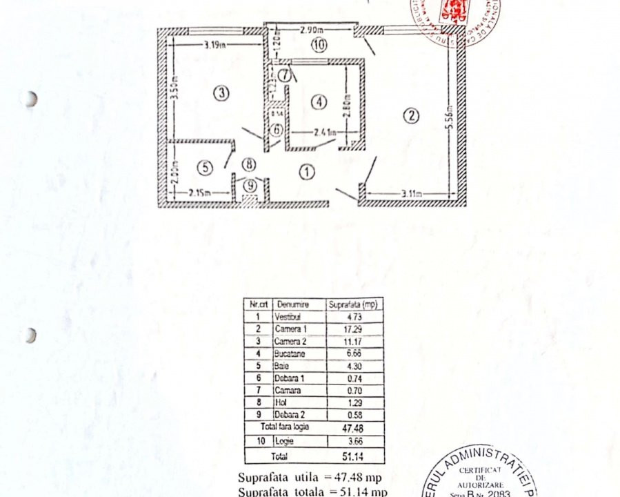 Ap. decomandat cu 2 camere, 5/8, partial mobilat/utilat Rahova, Dumbrava Noua!
