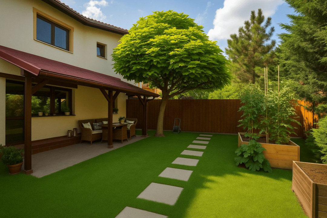 Casă eficientă, cu garaj, într-un complex liniștit – poziție excelentă