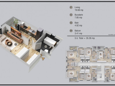 Garsoniera Militari Residence aprilie 2026