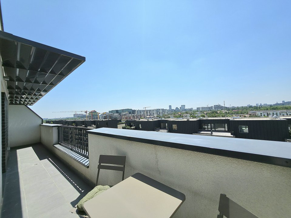 3 Rooms Penthouse + Terrace 16SQM + Parking | H Pipera Lake - Porsche Nord | New