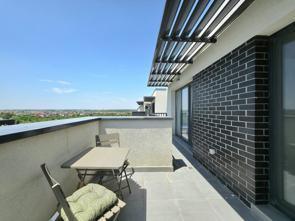 3 Rooms Penthouse + Terrace 16SQM + Parking | H Pipera Lake - Porsche Nord | New