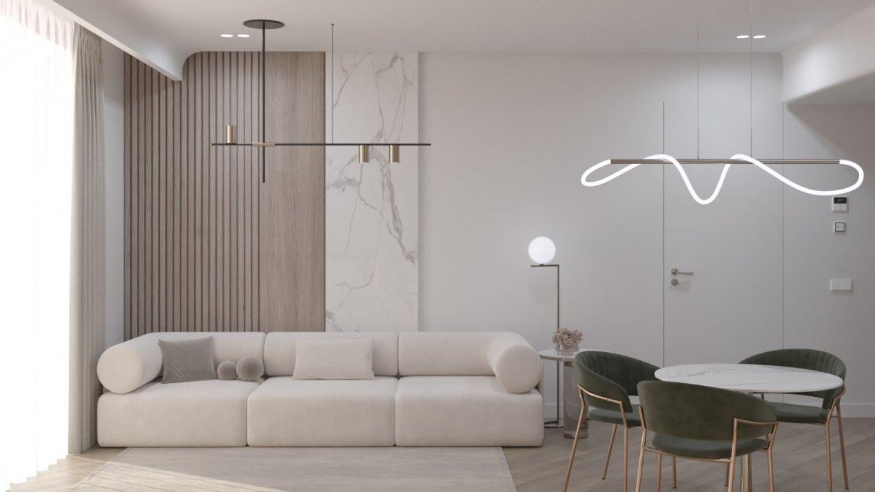 DE INCHIRIAT - Apartament de 2 camere / Cortina 126 / Cambridge School 