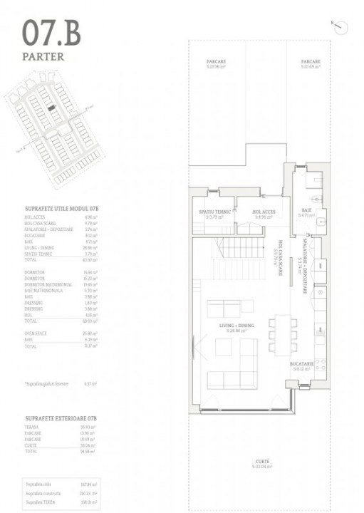 Vilǎ modernǎ | 5 camere | Complex nou | Aviației - Porsche Pipera