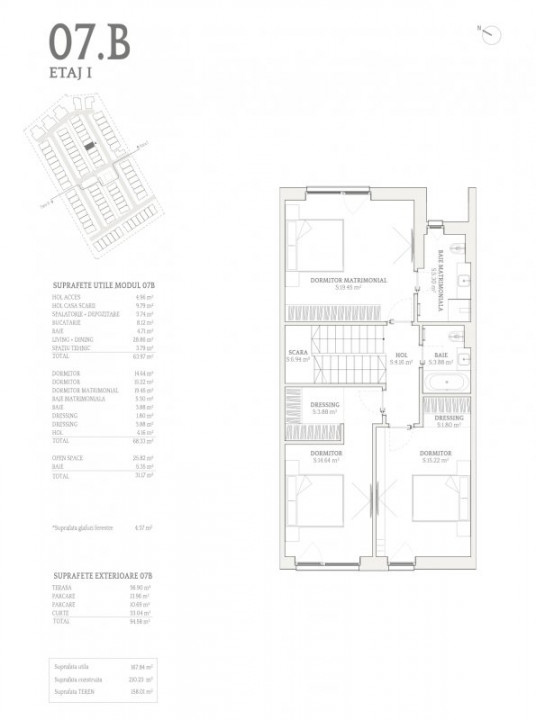 Vilǎ modernǎ | 5 camere | Complex nou | Aviației - Porsche Pipera
