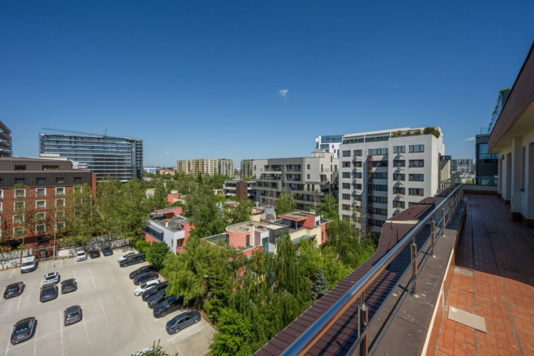 Penthouse spectaculos 5 camere, 482 mp, lift privat, Herăstrău – Satul Francez