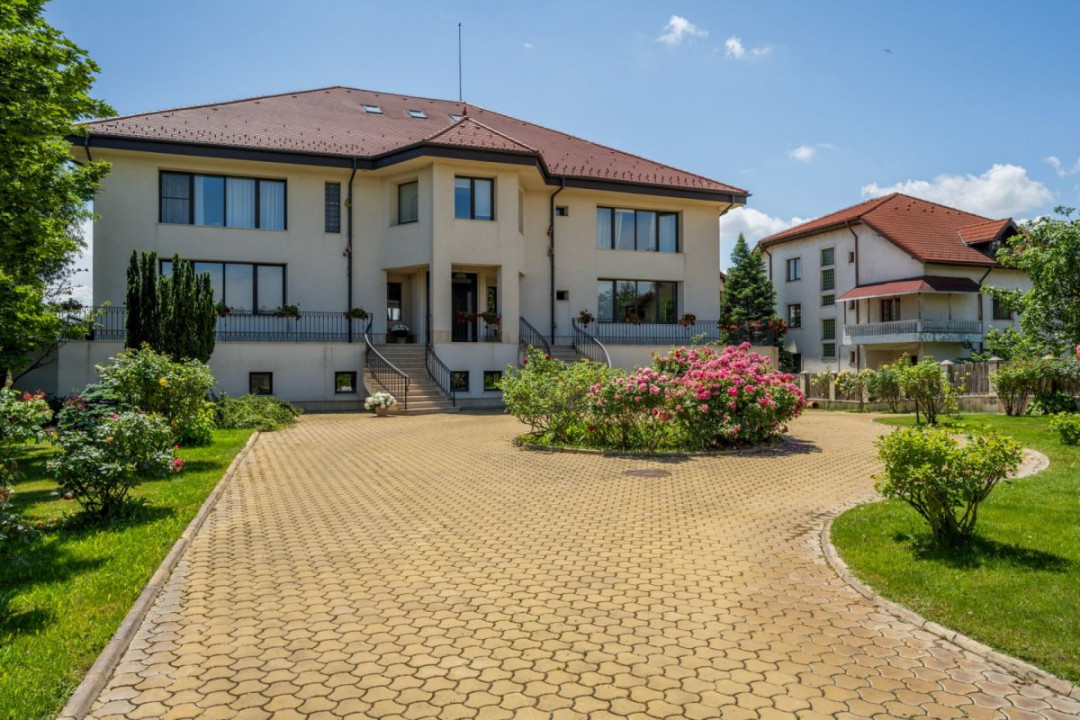 Vilă exclusivistă în Băneasa – teren 3.718 mp, suprafață desfăsurată 1.750 mp
