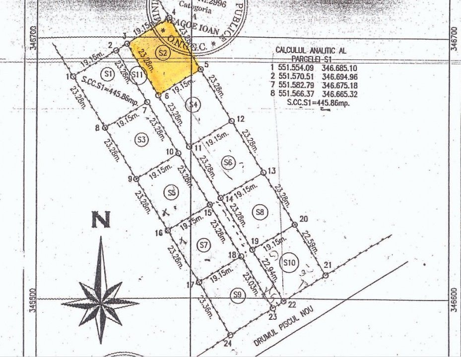 Teren Intravilan  in Bucuresti sector 1, Piscu Nou 190D