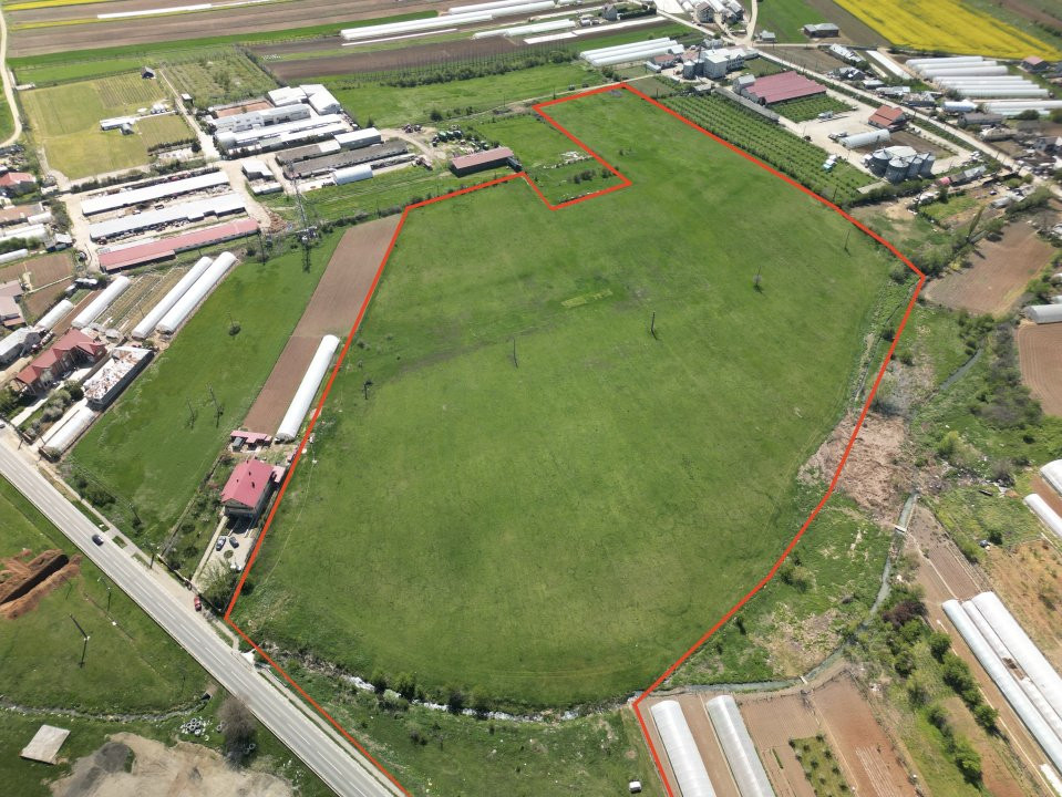 Oportunitate de investiție strategică în Băleni-Români: Teren de 95.000 m² 