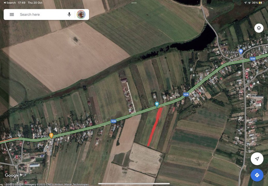 Teren de vanzare 5000 mp Niculesti, la 5 minute de  National Golf & Country Club