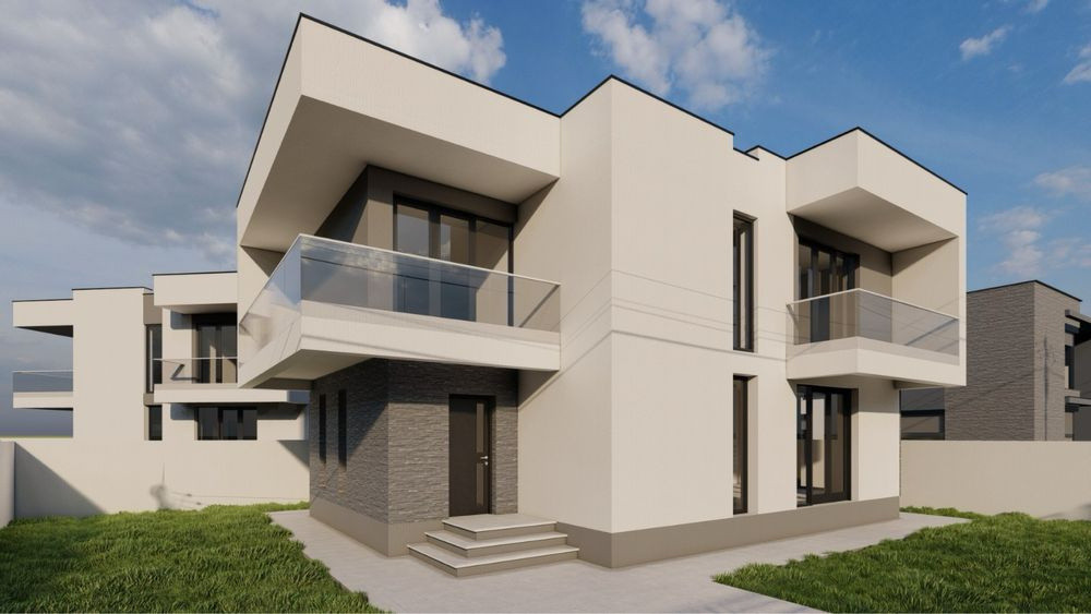 Case individuale cu 4 camere Pitesti | Tancodrom | Proiect Nou 2025