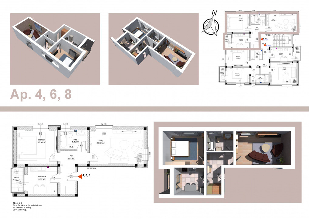 Apartament 2 camere in Trivale | Bloc Nou | Decomandat
