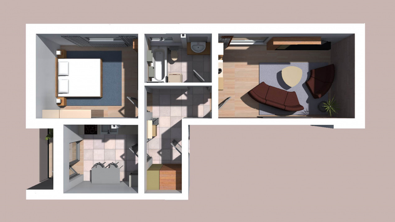 Apartament 2 camere in Trivale | Bloc Nou | Decomandat