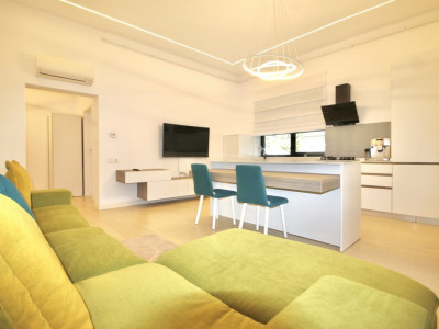 BANEASA-SOS. STRAULESTI, APARTAMENT CU GRADINA 20 MP SI LOC PARCARE!