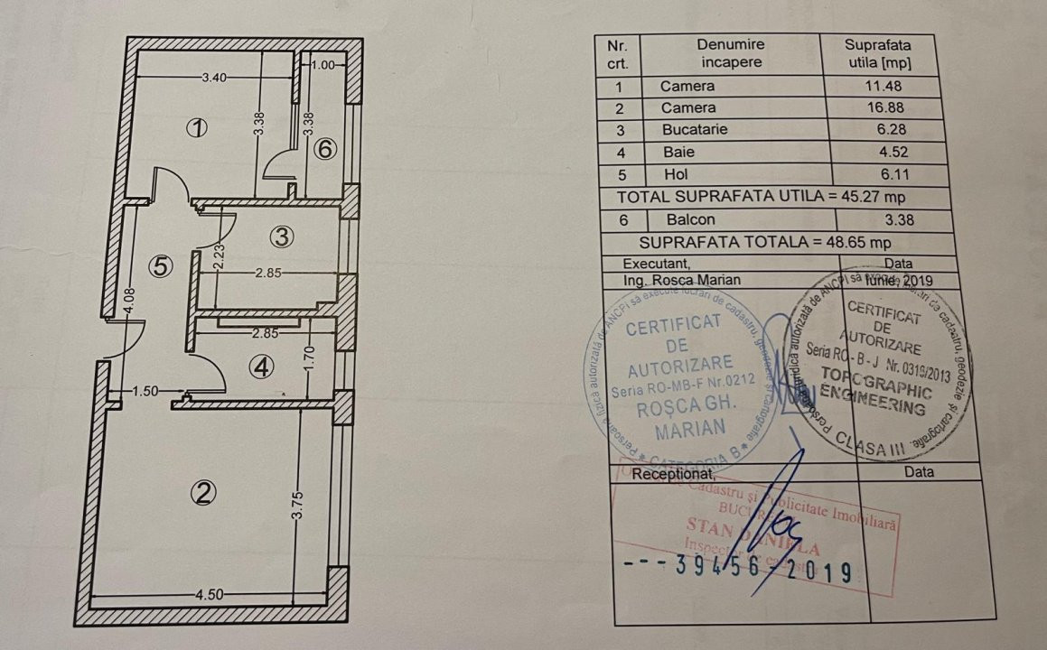 Apartament 2 Camere CAVAR  Brancoveanu