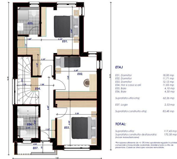 Casa individuala 4 camere Craiovei |  zona MatHaus | Finalizata