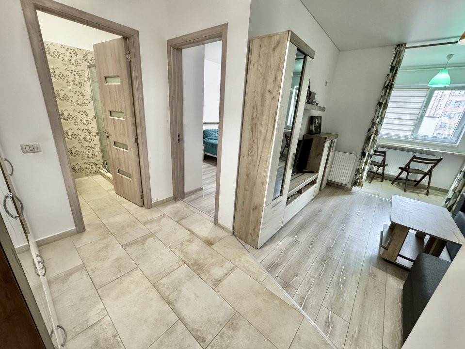 Ap. 2 camere zona Militari Residence mobilat / utilat complet