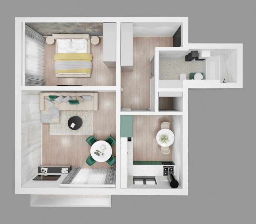 Apartament 2 camere Pitesti | Zona Stadion