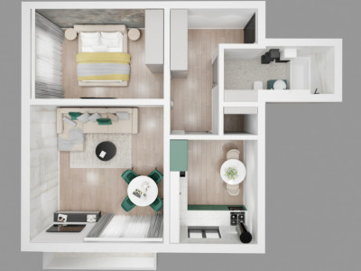 Apartament 2 camere Pitesti | Zona Stadion