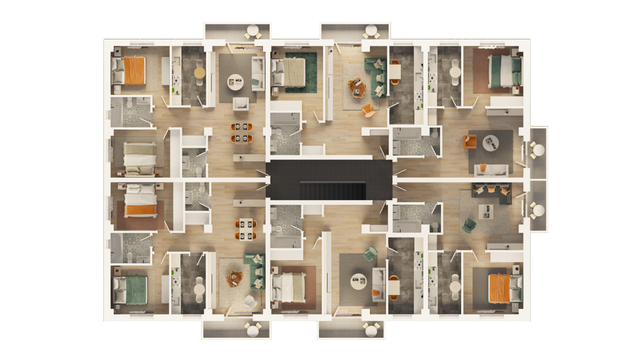 Apartament 3 camere in Trivale | Bloc Nou | Finaliat