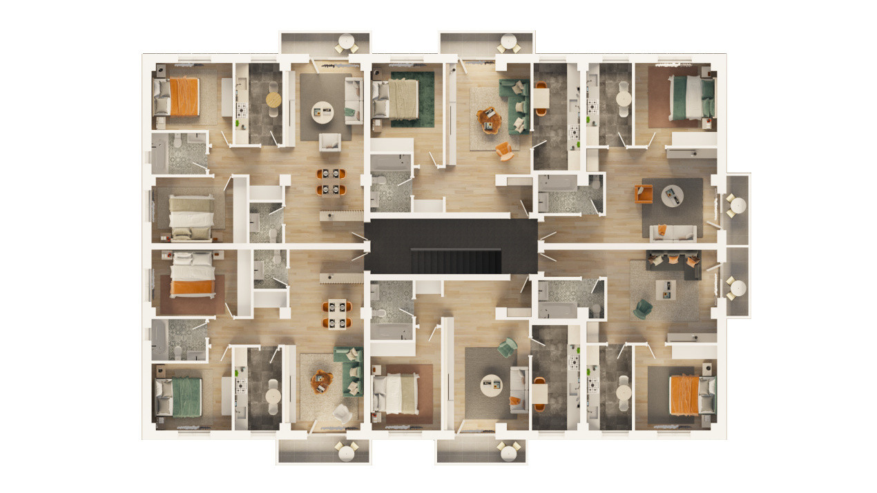 Apartament 2 camere | Confort 1 | Ansamblu Nou 2024 | 0% Comision