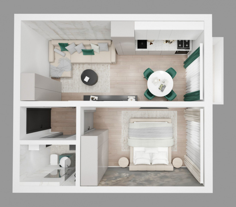 Apartament 2 camere Pitesti | Zona Stadion