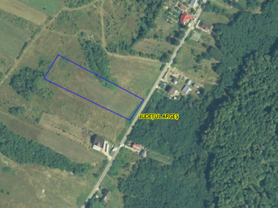 Teren de vânzare în Budeasa, zona Ciobotea