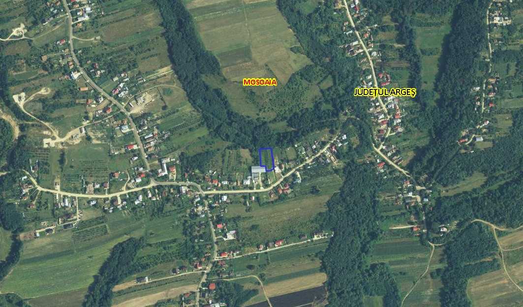 Teren de vânzare în Hintesti, comuna Moșoaia, Str. Principală