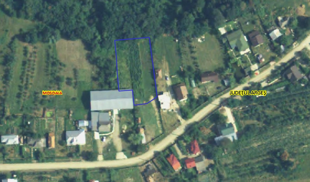 Teren de vânzare în Hintesti, comuna Moșoaia, Str. Principală