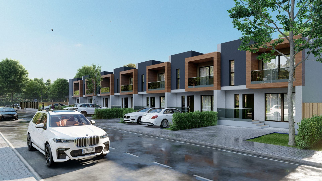 Apartamente in stil Grecesc cu Gradina si Curte
