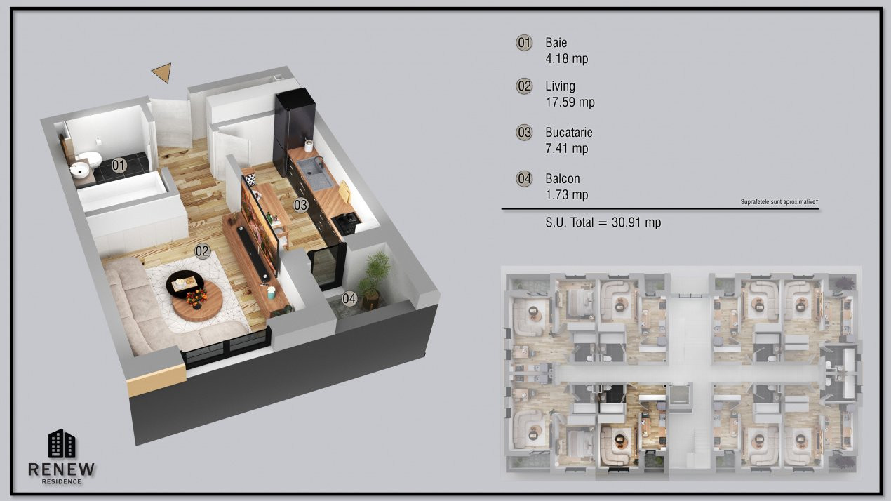 Garsoniera Militari Residence predare aprilie 2026