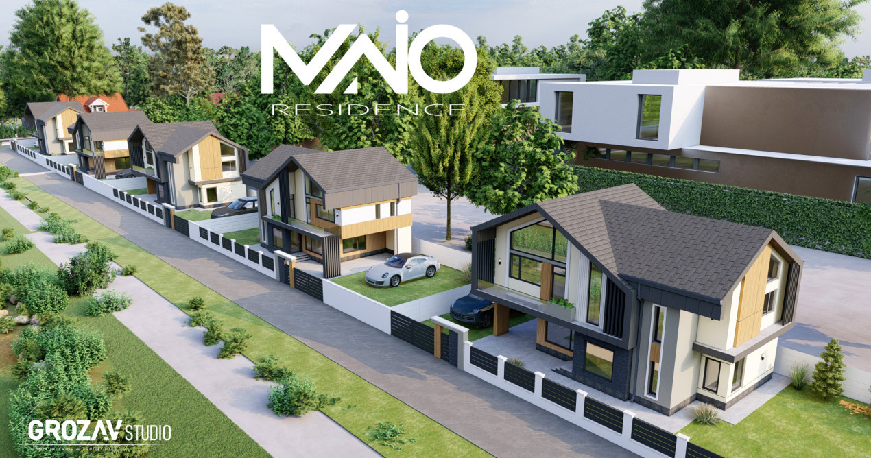 Vile PREMIUM cu 5/6 camere Trivale | 295 mp Utili | str. Campului