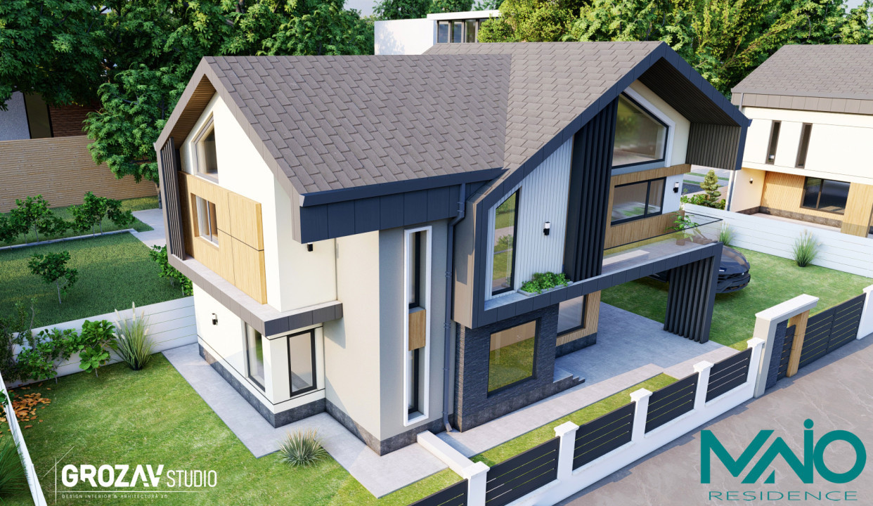 Vile PREMIUM cu 5/6 camere Trivale | 295 mp Utili | str. Campului
