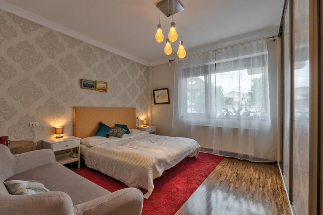 Apartament 170mp utili, 77mp curte și 3 locuri parcare, Parc Bazilescu!