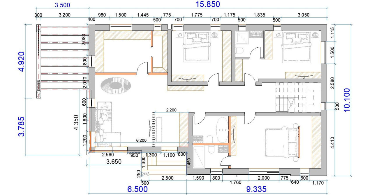 Case TiP PARTER cu 5 camere in Trivale| Teren 465 mp | TVA inclus