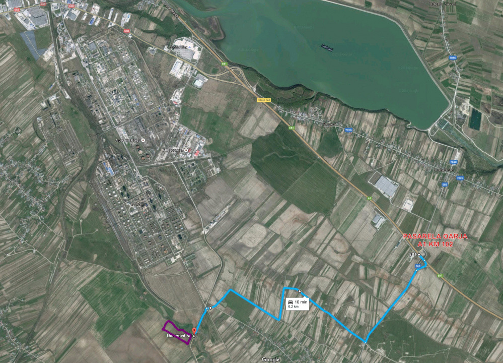 Teren intravilan 71.000 mp de vânzare – Oarja, Argeș | Autostrada