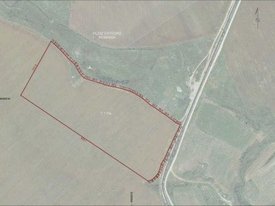 Teren intravilan 71.000 mp de vânzare – Oarja, Argeș | Autostrada