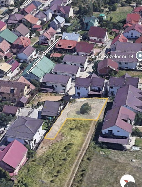 Teren intravilan 446 mp – Strada Pinilor, zonă exclusivistă foarte căutată