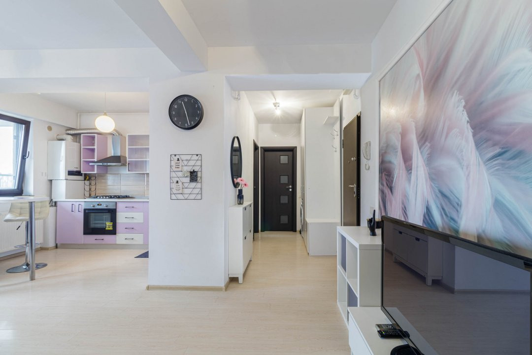 Apartament 2 camere, complet mobilat, modern, curat – Sisești, bloc nou