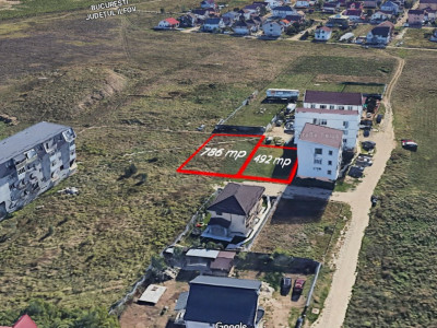 Teiuș, Rahova - teren intravilan de vânzare, 786mp