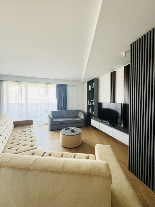 2 camere lux, terasa 26 mp, complet echipat si mobilat, Aviatiei Tower