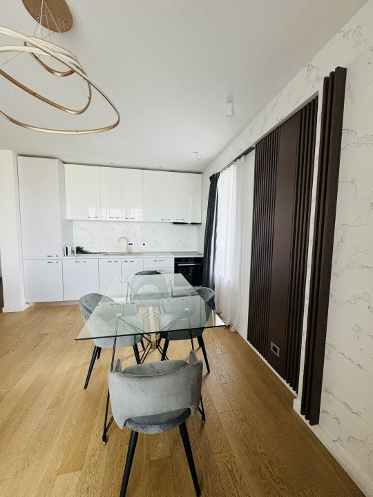 2 camere lux, terasa 26 mp, complet echipat si mobilat, Aviatiei Tower