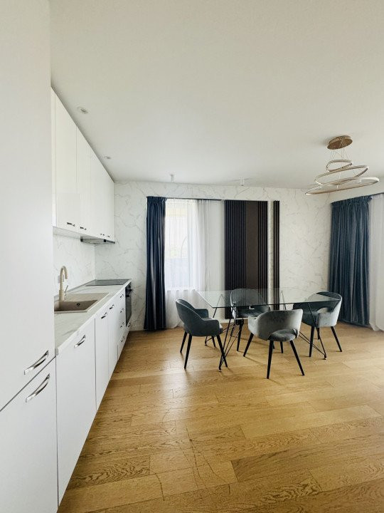 2 camere lux, terasa 26 mp, complet echipat si mobilat, Aviatiei Tower