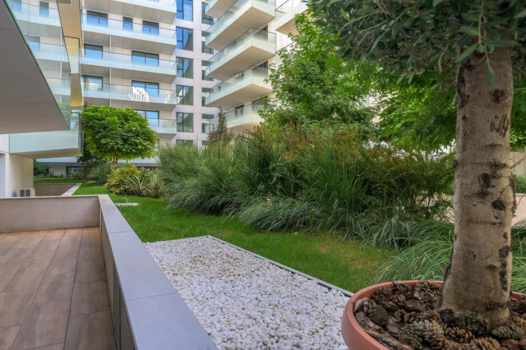 2 camere spațios, 84 mp total, terasă 23 mp | Finisaje premium – Pines Residence